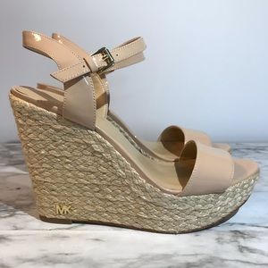 Michael Kors Jill Wedge Sandal - NUDE